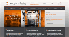 Desktop Screenshot of kovopol-industry.cz